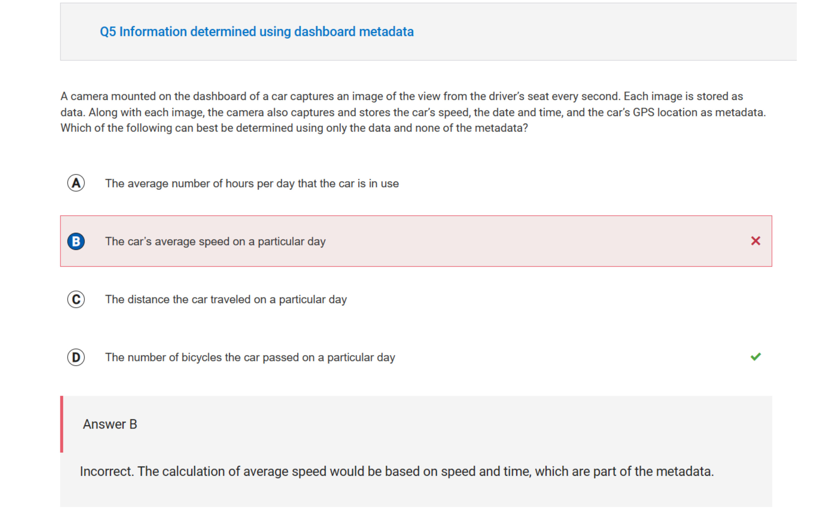 CB Missed Question #1